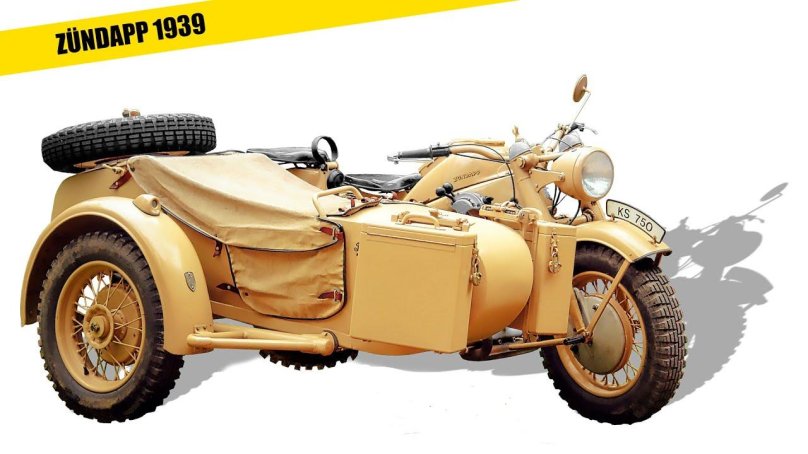 Немецкий мотоцикл Цундапп КС 750