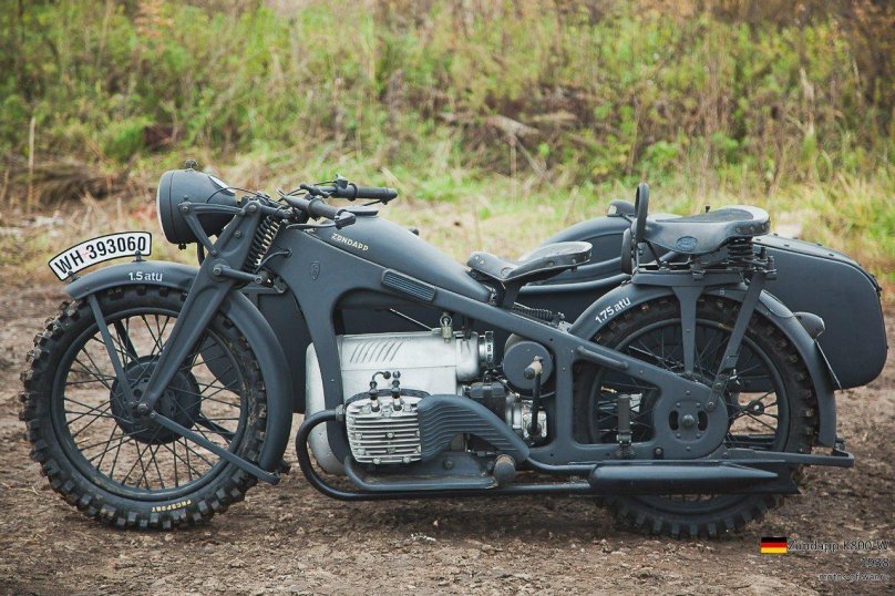Немецкий мотоцикл Цундапп КС 750