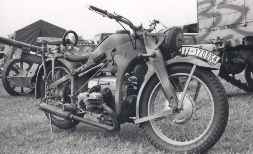 Zundapp мотоцикл вермахта