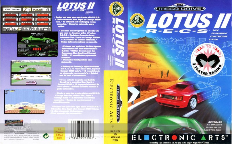 Lotus II Recs Sega
