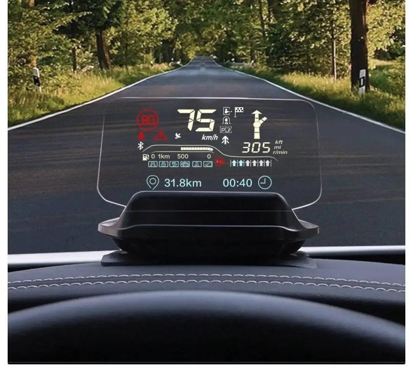 HUD проектор на лобовое стекло e60