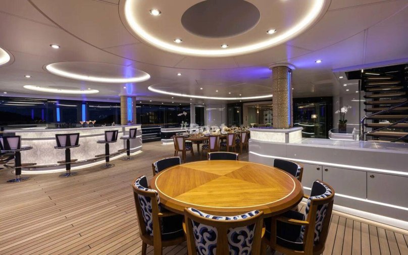 Интерьер яхты Lurssen Solange