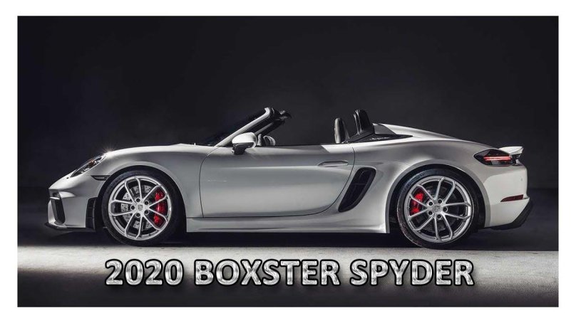 Порше 718 Бокстер 2020