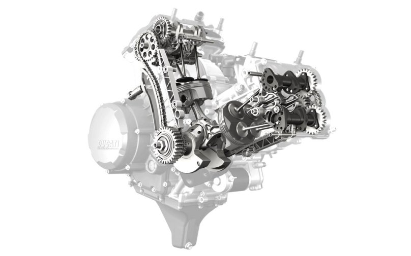 Десмодромный привод клапанов Ducati