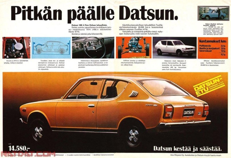 Datsun 100a двигатель