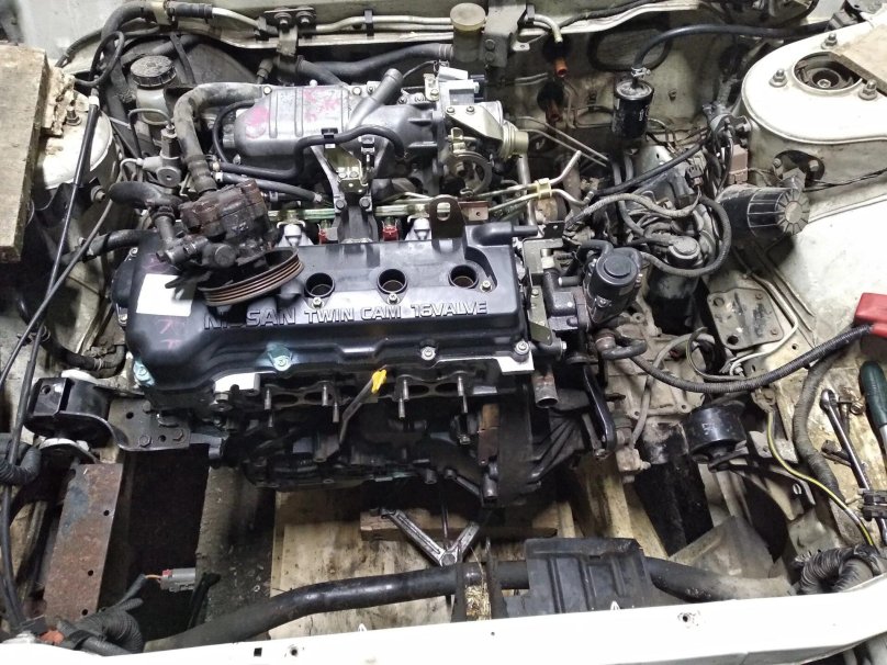 Двигатель Ниссан Авенир 1.6