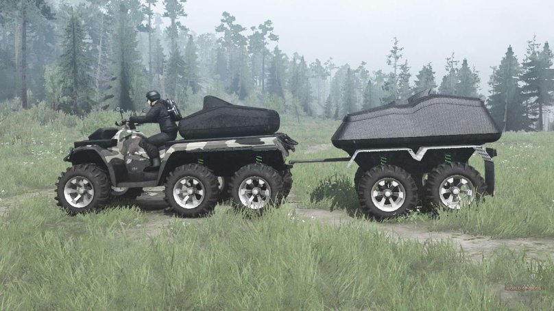 Квадроцикл Polaris big Boss 6x6
