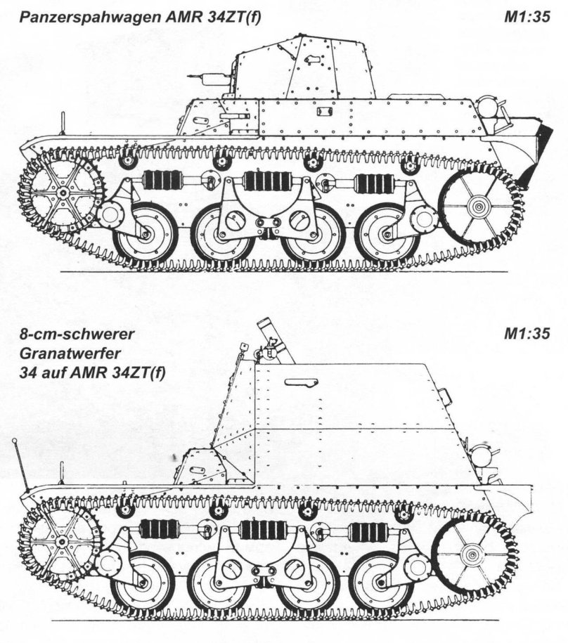 AMC 35 танк чертежи