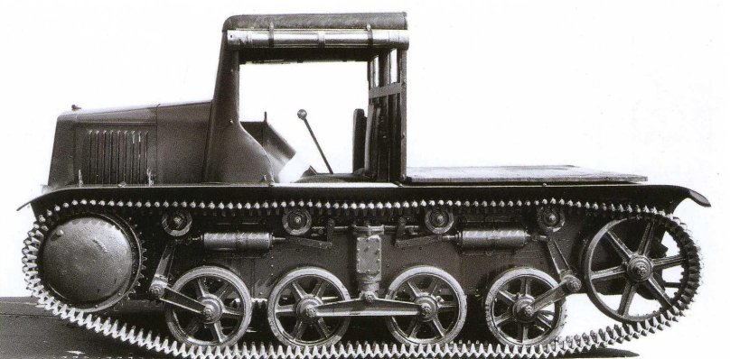 Бульдозерный артиллерийский тягач модернизированный 1982