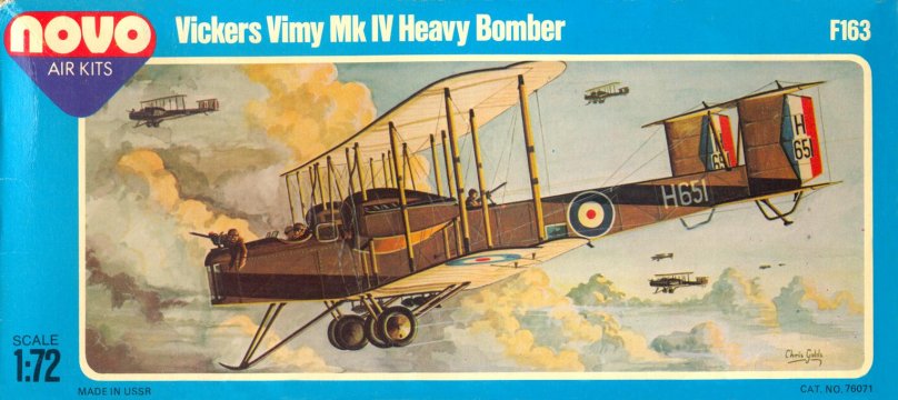 Тяжелый бомбардировщик Вими Ark model, 1/72