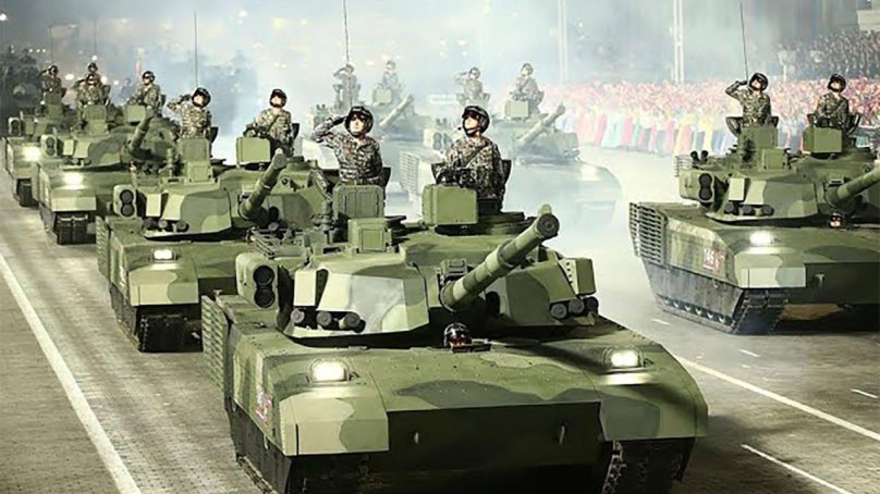 Парад в Северной Корее 2022