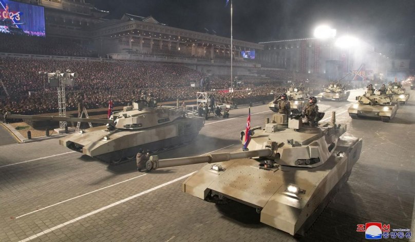 Парад КНДР 2023