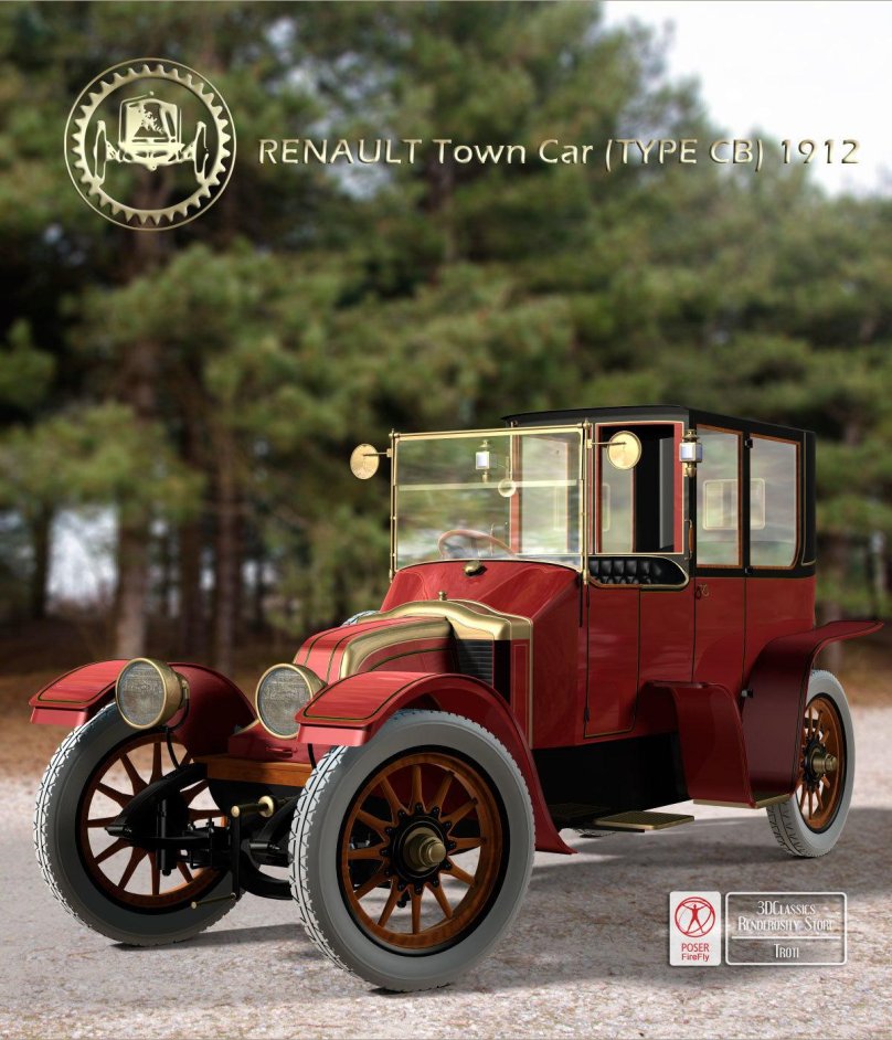 1912 Renault Town car,