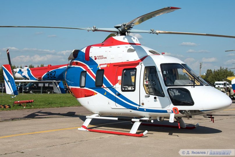 Санитарный вертолет Ансат