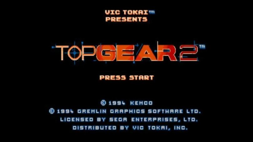 Игра для Sega: Top Gear 2