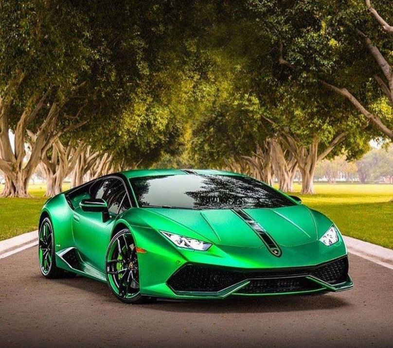 Ламборджини Хуракан зеленая