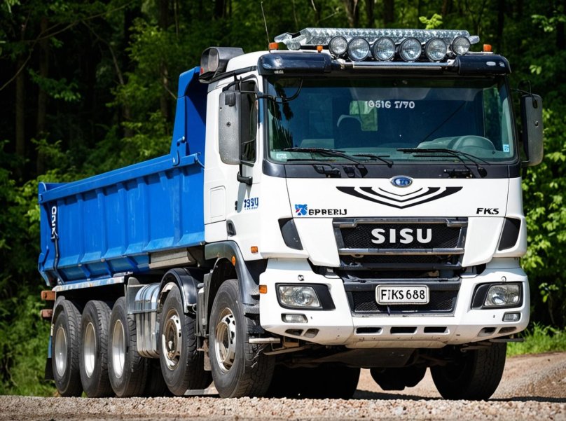 Sisu самосвал 8x8