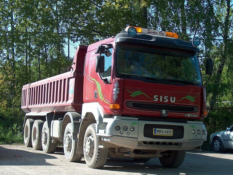 Sisu самосвал 8x8