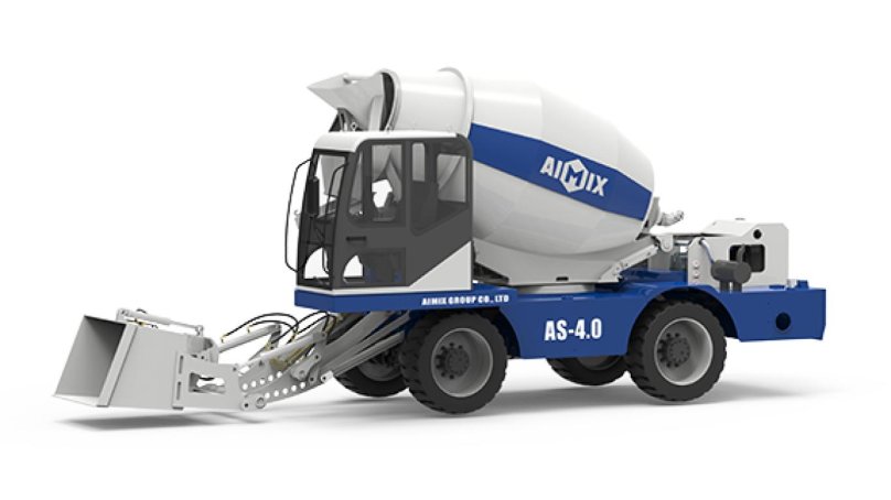 Автобетоносмеситель с самозагрузкой as 6.5