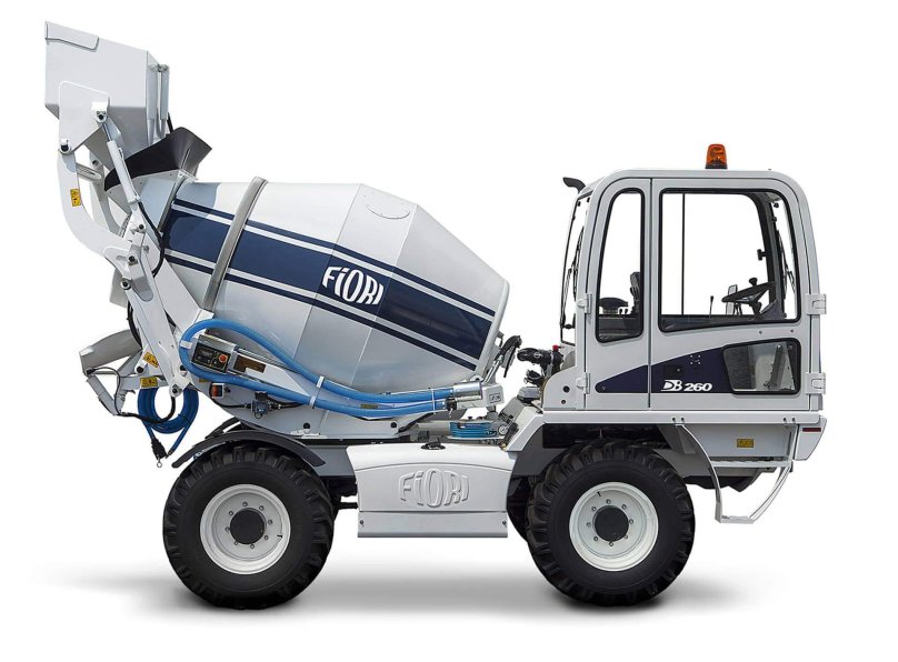 Самоходная бетономешалка с самозагрузкой Фиори