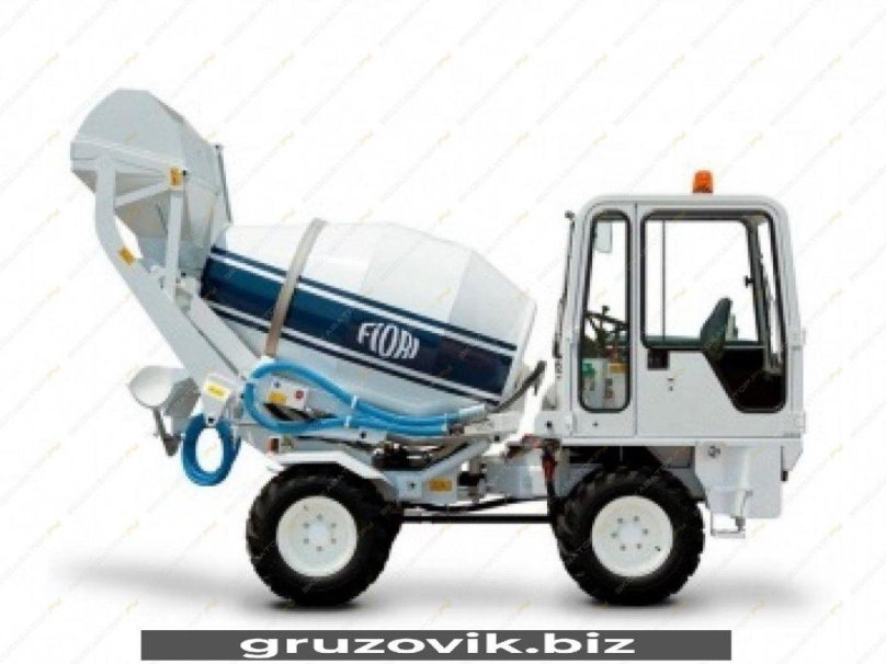 Самоходная бетономешалка с самозагрузкой