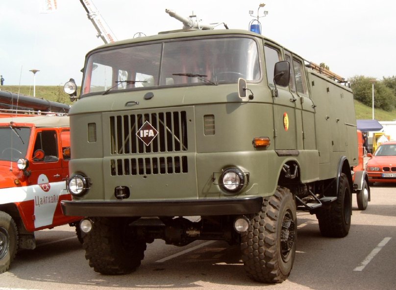 IFA w50 пожарная машина