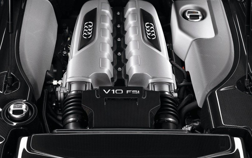 Audi r8 v10 мотор