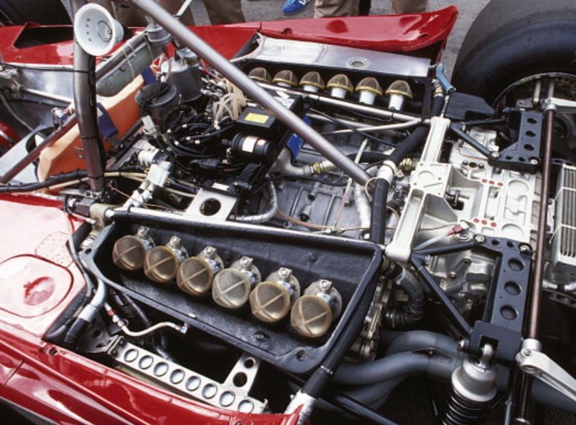 Ferrari 312t двигатель