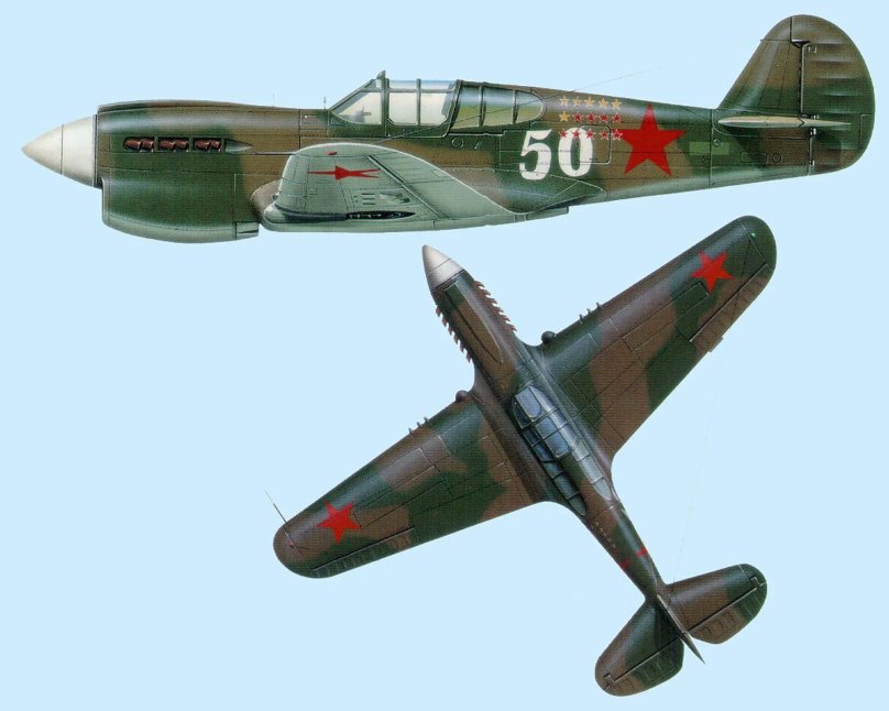 Самолёт p-40e Warhawk