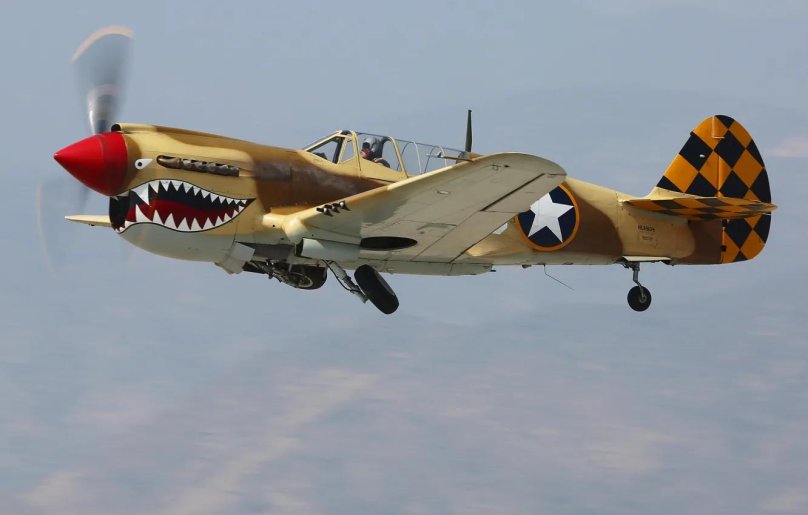 Curtiss p-40e Kittyhawk самолет