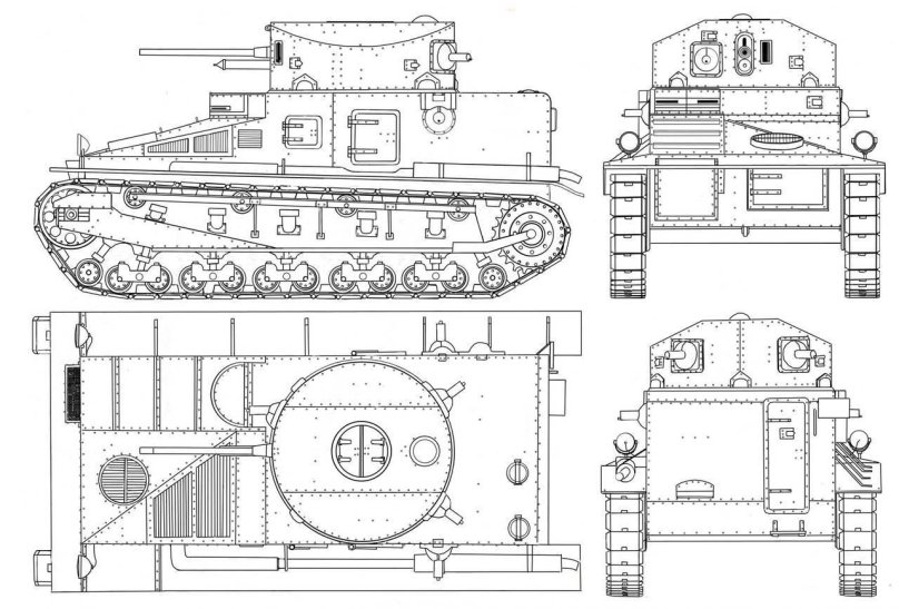 Танк Виккерс МК 1