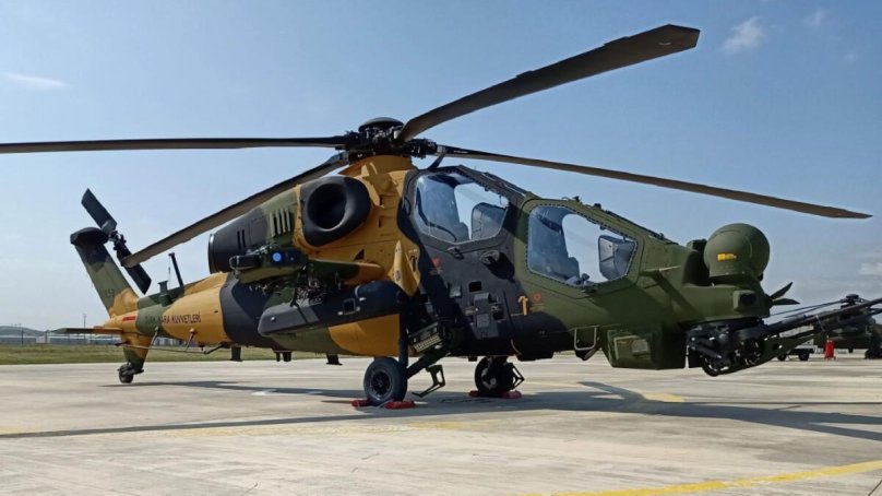 Вертолет т-129 Atak