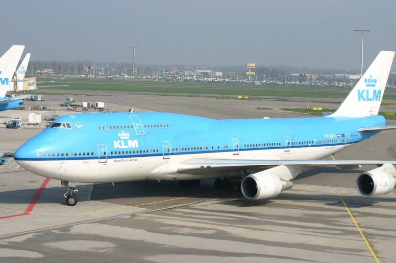 Азимут Боинг 747 KLM