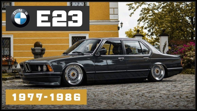 BMW 7 e23 stance