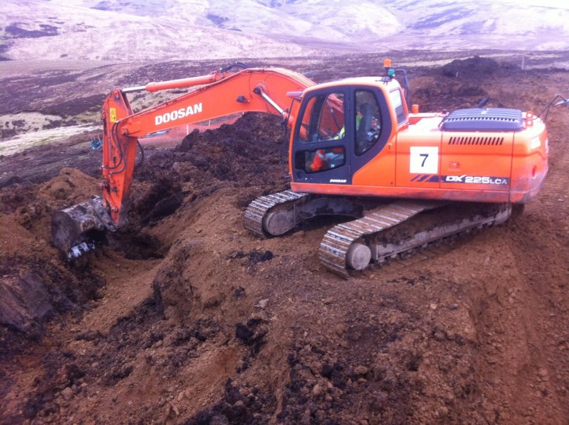 Гусеничный экскаватор Дусан 225