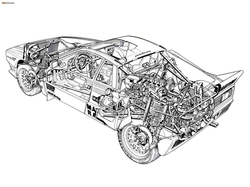 Lancia 037 Blueprint