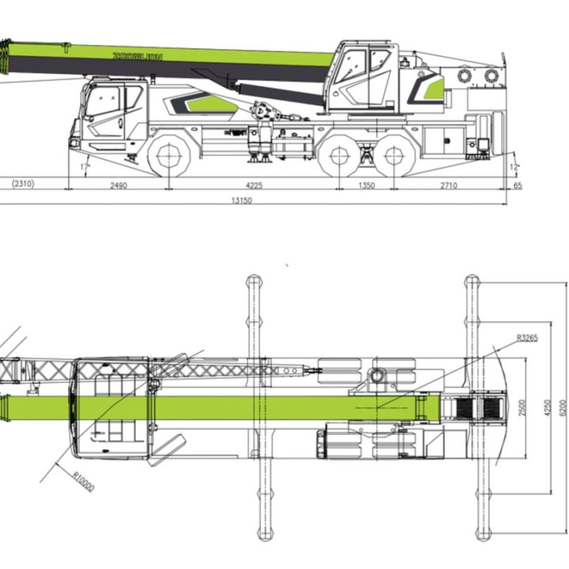 Автокран Zoomlion ztc300v