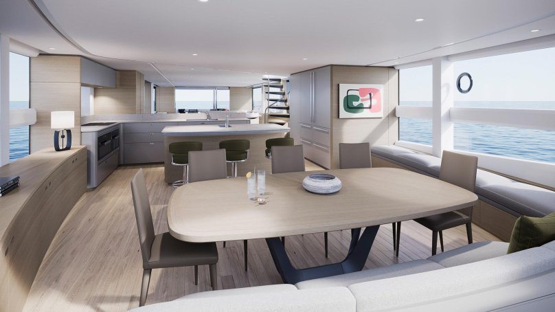 Princess Yachts x95 салон