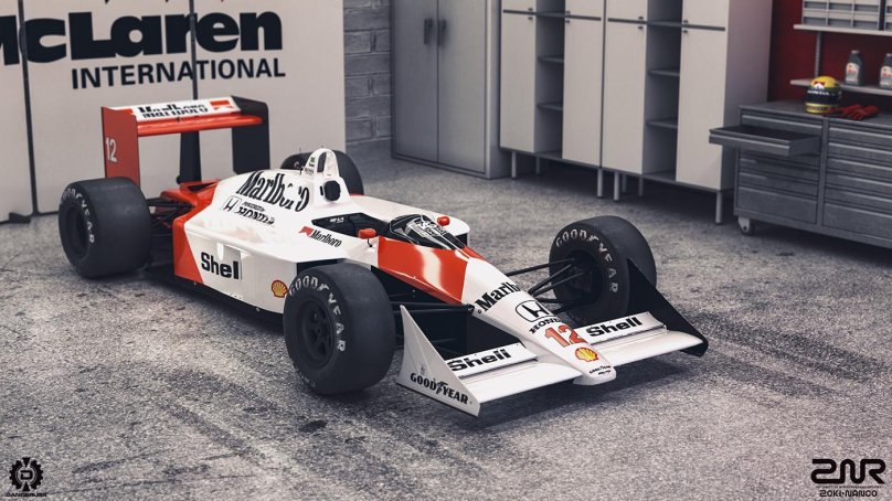 MCLAREN mp4/4 Ayrton Senna