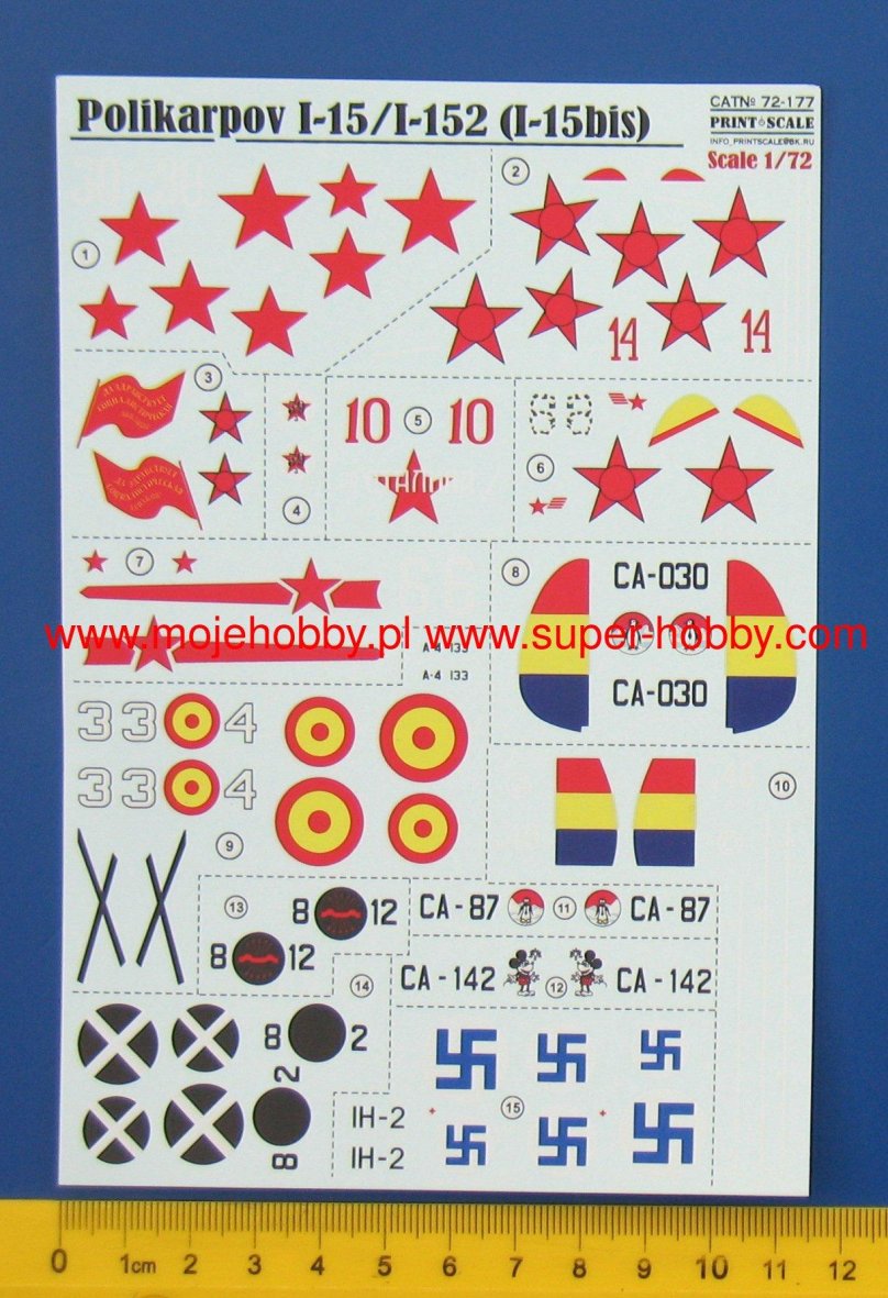 Print Scale i-15bis 1/72 Декаль