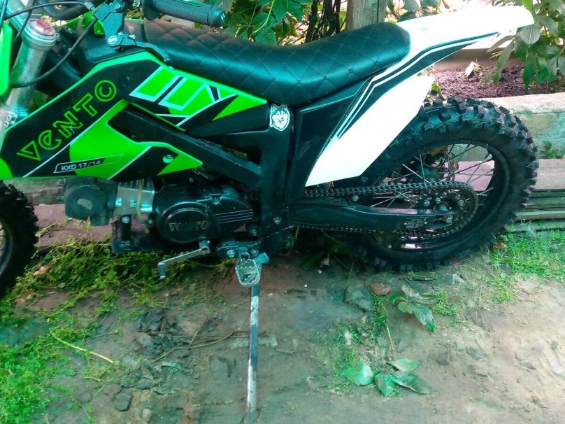 Питбайк зеленый