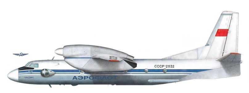 АН-32 военно-транспортный самолёт