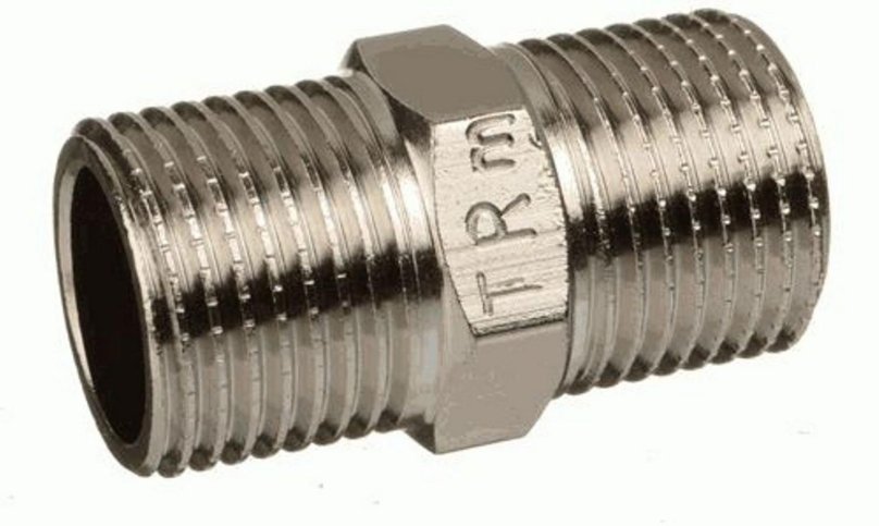 Ниппель бочонок 1/2 дюйм Вальтек