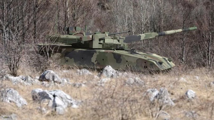 Сербский танк м-20up-1