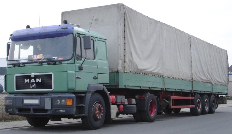 Man f2000 тягач