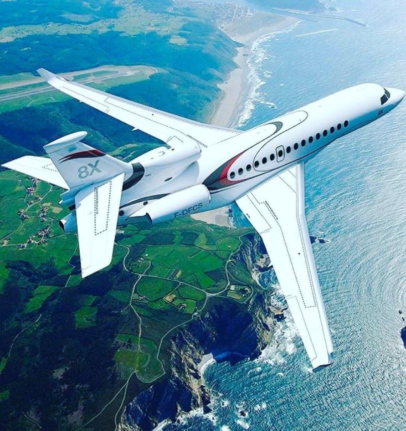Falcon 8x самолет