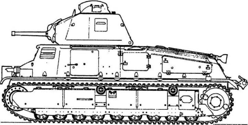 Somua s35 чертежи