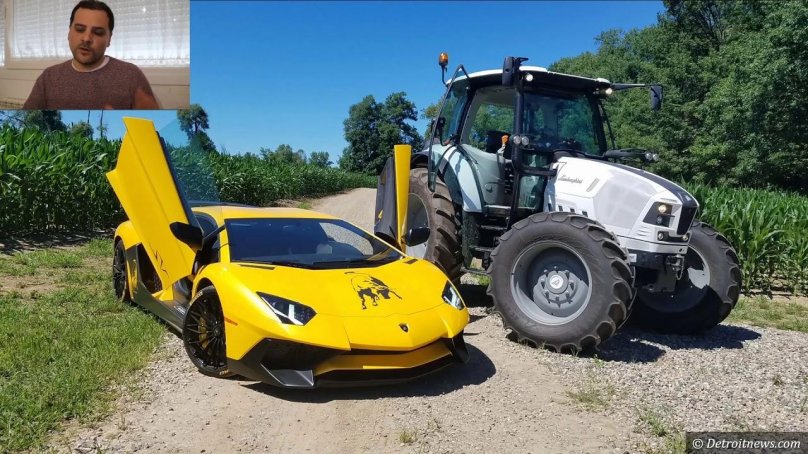 Трактор Lamborghini