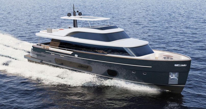 Яхта Азимут Магеллано 25 метров