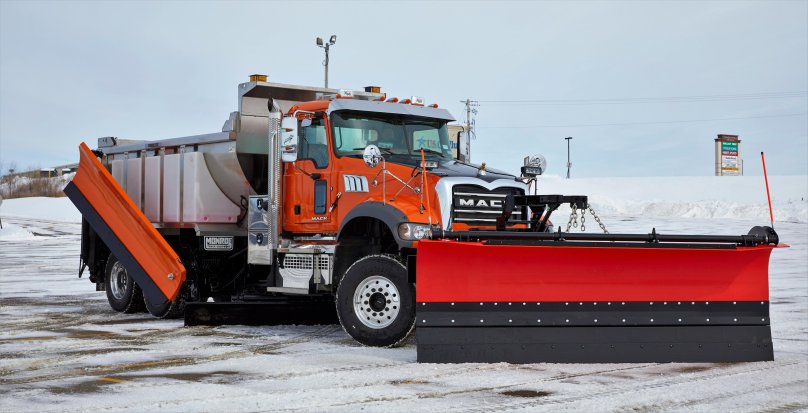 Mack Granite Snow plow
